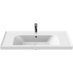 Turkuaz Seramik Cerastyle Frame Etajer Uyumlu Damlalıklı Lavabo 90 x 45 CM