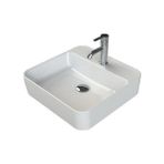 Turkuaz Seramik Cerastyle (Hera) Tezgah Üstü Çanak Lavabo 48X48 B.delikli