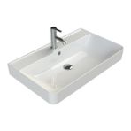 Turkuaz Seramik Cerastyle (Hera) Tezgah Üstü Çanak Lavabo 80X48 B.delikli
