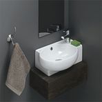 Turkuaz Seramik Cerastyle Mini Köşe Lavabo 28 CM 001300U Hariç