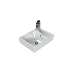 Turkuaz Seramik Sharp 40X30 cm Etajerli Lavabo