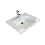 Turkuaz Seramik Turkuaz Cerastyle Anova Etajer Uyumlu Lavabo 65*50 Cm Beyaz