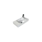 Turkuaz Seramik Turkuaz Cerastyle Sharp Etajer Uyumlu Damlalıklı Lavabo 60*30 Cm Beyaz