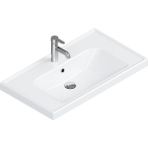 Turkuaz Seramik Turkuaz Frame Lavabo 80X45 Cm. Beyaz - Etajerli Lavabo