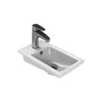 Turkuaz Seramik Turkuaz (Mini L) Dar Alanlar Için Özel Üretim Mini Lavabo 22X44
