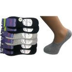 Turkuaz Socks 6'lı Dikişsiz Yazlık Bambu Erkek Babet Çorap - Siyah - 40 - 44