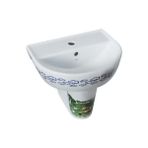 Turkuaz Yumurcak Lavabo 35X45 SADECE LAVABO AYAK HARİÇTİR. - Beyaz