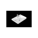 TURKUAZSERAMİK Turkuaz Cerastyle Luna 65*46 cm Etajerli Damlalıklı Lavabo