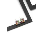 Turmalin Doğal Taş 925 Ayar Gümüş Küpe - Kp-0298