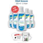 Turmepa 5 Al 4 Öde Bebek Şampuanı 500 ml ve Rosıe - Beyaz - 1 - 5 Yaş