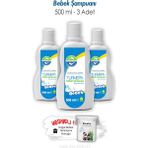 Turmepa Bebek Şampuanı 500 ml 3 Adet ve Rosıe - Beyaz - 1 - 5 Yaş