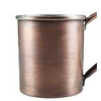 Turna Bakır TURNA0452-3 No : 2 450 ml Oksit Düz Cup Bardak