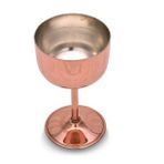 Turna Bakır TURNA0457-1 No: 2 400 ml Vino Kırmızı Düz Kadeh