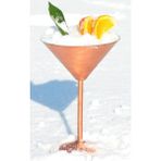 Turna Bakır TURNA0459-4 250 ml Martini Skoç Düz Kadeh