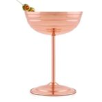Turna Bakır TURNA0483-1 250 ml Zo Martini Kırmızı Düz Kadeh