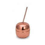 Turna Bakır TURNA0485-1 250 ml Apple Cocktail Kırmızı Düz Pipetli Bardak