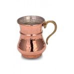 Turna Bakır TURNA0488-1 250 ml Kırmızı Makine Dövme Kordonlu Maşrapa