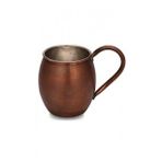 Turna Bakır TURNA0493-3 500 ml Moscow Mule Oksit Düz Bardak