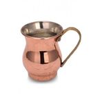 Turna Bakır TURNA0496-1 100 ml Kırmızı Düz Mini Zemzem Maşrapa