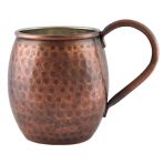 Turna Bakır TURNA0497-3 500 ml Moscow Mule Oksit El Dövme Bardak