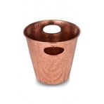 Turna Bakır TURNA2552-1 24 cm Mercan Kırmızı El Dövme Buz Kovası