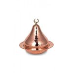 Turna Bakır TURNA5824-1 14 cm Heybeli Kırmızı El Dövme Şekerlik