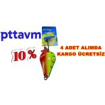Turna Kaşığı 30 Gram Armut Model Gökkuşağı Glow Pike 30 Gr. 6,5 Cm. Metal Kaşık Sahte Yem Turna Kaşığı Ar11