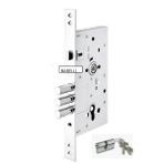 Tursan Barelli Monoblok Çelik Kapi Kilidi Alt 307MB 60 mm Nikel