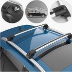 Turtle Air-1 Caddy 2 Max 2010-2022 Kilitli Wingbar Port Bagaj Ara Atki Tavan Bari Arabar