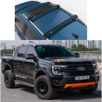 Turtle Can Carry Air-1 Ford Ranger Wildtrak (T9) 2024-2025 Double Cab Portbagaj Ara Atkı Seti Siyah - Gümüş