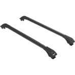 Turtle Jeep Uyumlu Liberty Kj Suv Tourmaline V1 Ara Atkı Siyah Set 2'li