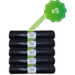Turtle Pack Çöp Poşeti 80*110 400 gr Siyah Jumbo 5 Rulo - 80 x 110 cm