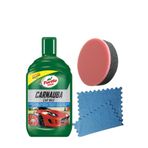 Turtle Wax 500 ml Boya Koruma Carnauba Cila + Uygulama Bezi
