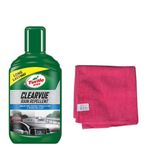 Turtle Wax Cam Yağmur Kaydırıcı + Mikrofiber Bez