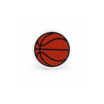 TURUNÇ AKSESUAR Basketbol Topu Kulp- Çap 5.5 Cm Bebek Çocuk Genç Odası Kulpları Dolap Çekmece Mobilya Kulpu