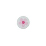 TURUNÇ AKSESUAR Pembe Şeker Çiçek Kulp- Çap 5.5 Cm Bebek Çocuk Genç Odası Kulpları Dolap Çekmece Mobilya Kulpu