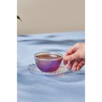 Turuncu 200 ml Tek Kişilik Şık Çay Fincanı Takımı - Seçenek 1
