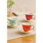 Turuncu 2'li Kahve Fincan Takımı, 90 Ml, Şık ve Kullanışlı Set - Seçenek 1