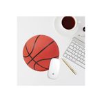 Turuncu Basketbol Topu Yuvarlak Mouse Pad Mouse Altlığı BaskıBazar10221