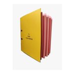 Turuncu Beyaz Meb Öğretmen Özlük Dosyası Sarı 8 Dosya