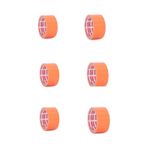 Turuncu Cam Montaj Bandı 45 Mm Pvc Bant Tamir Bandı 30 Metre 6 Ad