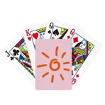 Turuncu El Boyama Güneş Hava Poker Oyun Sihirli Kart Eğlence Tahta Oyunu