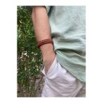Turuncu-Haki Cobra Paracord Bileklik