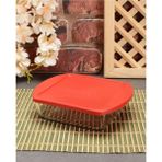 Turuncu Kare Borcam Tepsi 16X16CM, Sağlıklı ve Şık Mutfak Gereci - Seçenek 1 - Altın