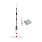 Turuncu Koli Dev Boy Mop Yer Silme Paspası | Silikon Cam Çekçek | Sağlam Aliminyum Teleskopik Sap | Mikrofiber Sprey Sihirli Vip Mop