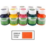 Turuncu Kumaş Boyası 25 Ml, Canlı Renk, Hobi ve Sanat Için Uygun - Ahşap - Seçenek 1