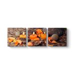 Turuncu Mumlar Tablosu 186 x 60-3 Parçalı