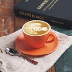 Turuncu Renk 200 ml 1 Adet Iskandinav Tarzı Mat Kahve Fincanı ve Tabağı Seti Seramik Basit Saf Renk Çay Bardağı 200 ml Latte Konsantre Bardak Porselen Hediye (Yurt Dışından) - Renkli - 20 ml
