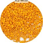 Turuncu Renk 4 Mm Yaklaşık 660 Adet / 60 Gram Cam Boncuk Oya Yazma Bileklik Ve Kolye