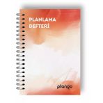 Turuncu Suluboya Günlük Planlayıcı Defter - Daily Planner - Ders Çalışma - Planlama Defteri